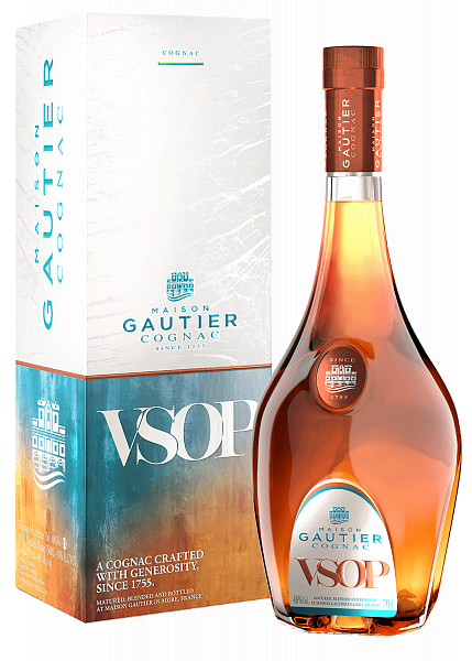 Cognac VSOP Maison Gautier (gift box), 0.7л