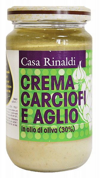 Artichoke and Garlic Cream-paste with Olive Oil Casa Rinaldi