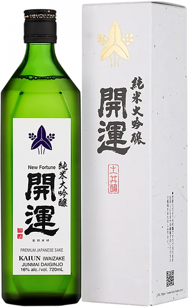 Саке Kaiun Junmai Daiginjo Doi Shuzojo (gift box), 0.72 л