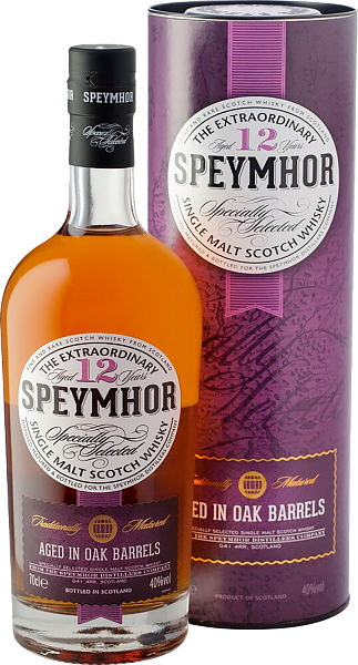 Виски Speymhor Single Malt Scotch Whisky 12 y.o. (gift box), 0.7 л