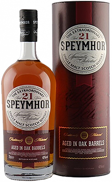 Виски Speymhor 21 y.o. Single Malt Scotch Whisky (gift box), 0.7 л