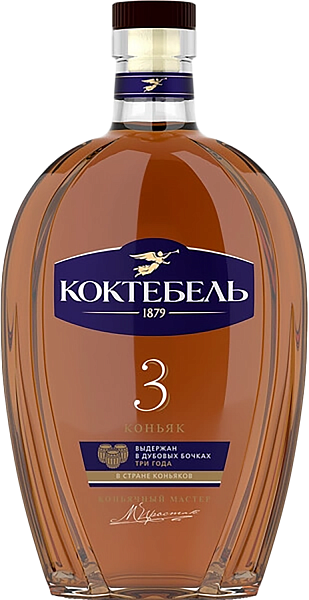 Коньяк Koktebel 3 y.o., 1 л