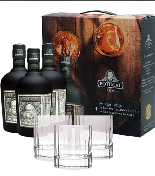 Botucal Reserva Exclusiva (gift box with 3 bottles & 3 glasses), 0.7 л