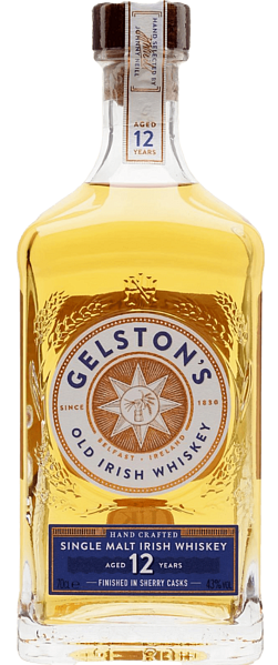 Gelston's Old Sherry Cask Finish 12 y.o. Single Malt Irish Whisky, 0.7л