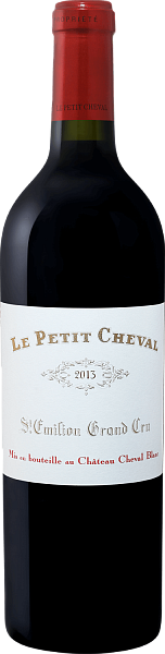 Вино Le Petit Cheval Saint-Emilion Grand Cru AOC Chateau Cheval Blanc, 0.75 л