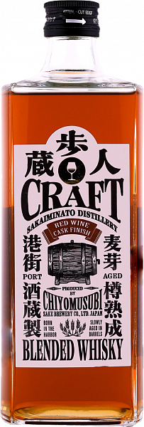 Chiyomusubi Red Wine Cask Finish Blenden Whiskey Whiskey, 0.7 л