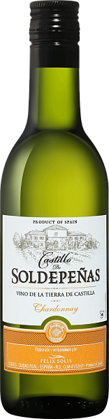Вино Castillo de Soldepenas Chardonnay Castilla VdT Felix Solis, 0.187 л