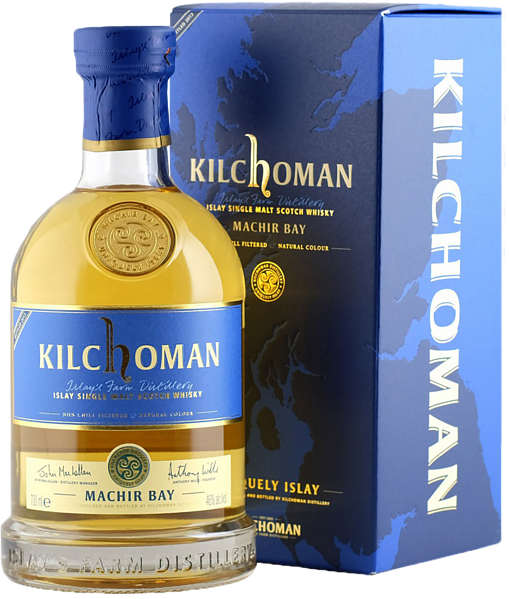 Kilchoman Machir Bay Islay Single Malt Scotch Whisky (gift box), 0.7 л