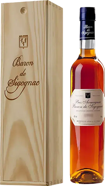 Арманьяк Baron de Sigognac 1968 Armagnac AOC (gift box), 0.5 л