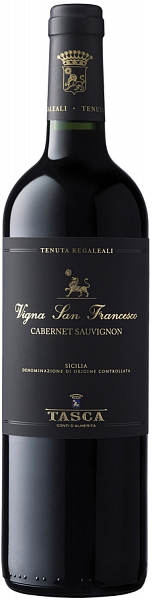 Вино Vigna San Francesco Cabernet Sauvignon Sicilia DOC Tasca d'Almerita, 0.75 л