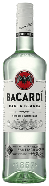 Ром Bacardi Carta Blanca, 0.5 л