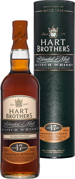 Виски Hart Brothers Sherry Finish Blended Malt Scotch Whisky 17 y.o. (gift box), 0.7 л