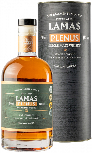 Виски Lamas Plenus Single Malt Whisky (gift box), 0.75 л