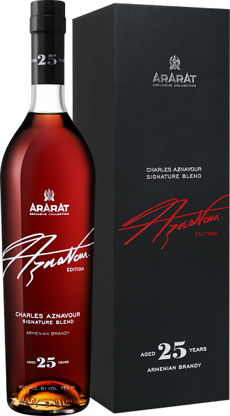 ARARAT Charles Aznavour Signature Blend 25 y.o. (gift box), 0.75 л