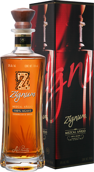 Zignum Anejo (gift box), 0.7 л