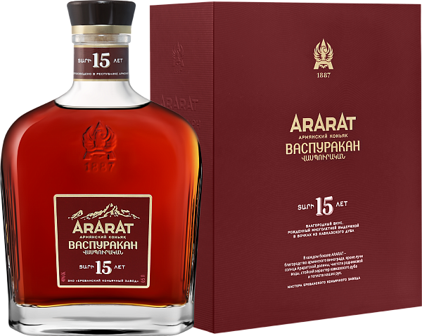 Коньяк ARARAT Vaspurakan 15 y.o. (gift box), 0.5 л в Новосибирске