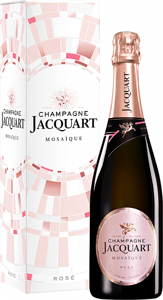 Шампанское Jacquart Mosaique Rose Champagne AOC (gift box), 0.75 л