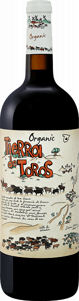 Tierra de Toros Organic Tempranillo Cabernet Castilla IGP Explotaciones Hermanos Delgado, 1.5 л