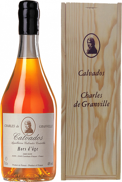 Charles de Granville Hors d'ag Calvados AOC (gift box), 0.7 л