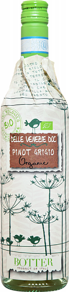 Pinot Grigio Organic Delle Venezie DOC Botter, 0.75 л