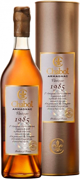 Арманьяк Chabot 1985 (gift box), 0.7 л