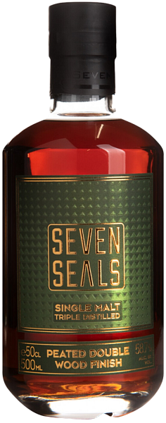 Seven Seals Double Wood Finish Cask Proof Single Malt Whisky, 0.5 л