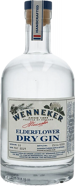 Джин Wenneker Elderflower Dry Gin, 0.7 л
