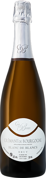 Игристое вино Blanc de Blancs Cremant de Bourgogne AOC Brut Cave de Bissey, 0.75 л