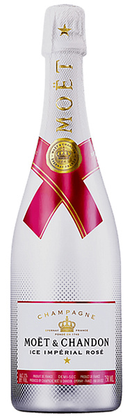 Шампанское Moet & Chandon Ice Imperial Rose Demi-Sec Champagne AOC, 0.75 л