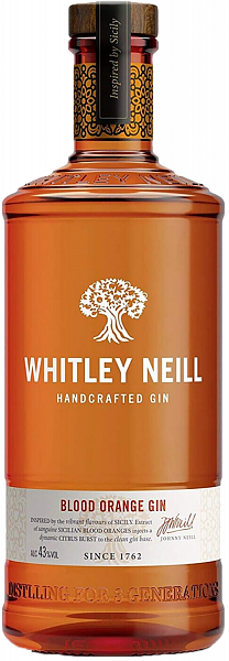 Whitley Neill Blood Orange Gin, 0.7 л