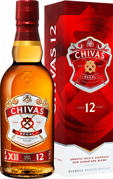 Chivas Regal Blended Scotch Whisky 12 Year Old, 1 л