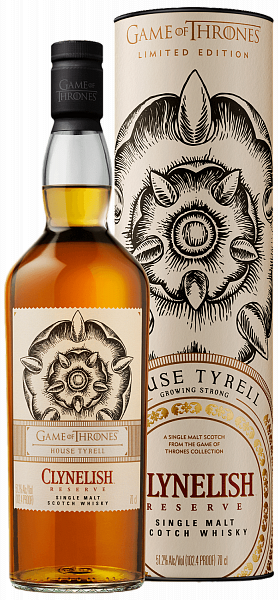 Виски Game of Thrones House Tyrell Clynelish Reserve Single Malt Scotch Whisky (gift box), 0.7 л