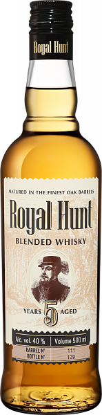 Royal Hunt Blended Whisky 5 y.o., 0.5 л