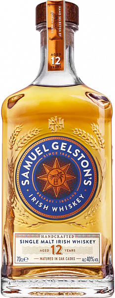 Виски Gelston's 12 y.o. Single Malt Irish Whisky, 0.7 л