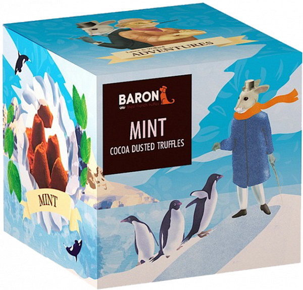 Baron Mint Cocoa Dusted Truffles