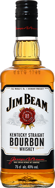 Виски Jim Beam Kentucky Straight Bourbon Whiskey, 0.75 л в Саратове