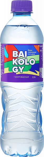 Вода Baikology Sparkling Water, 0.5 л