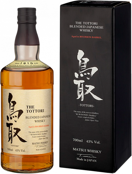Виски The Tottori Bourbon Barrel Blended Japanese Whisky (gift box), 0.7 л