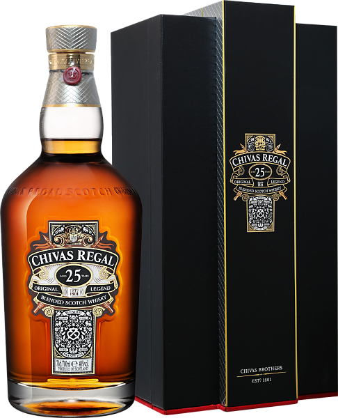 Виски Chivas Regal Blended Scotch Whisky 25 y.o. (gift box), 0.7 л
