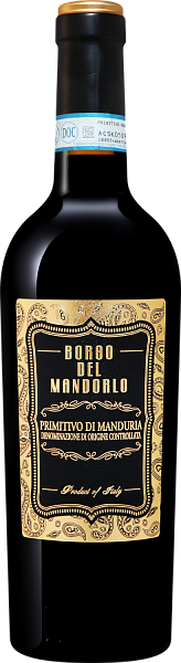 Вино Borgo del Mandorlo Primitivo di Manduria DOC Botter, 0.75 л в Сочи
