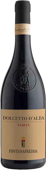 Вино Pensiero Parpan Dolcetto d'Alba DOC Fontanafredda, 0.75 л