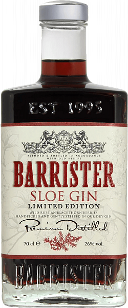 Barrister Sloe Gin, 0.7 л