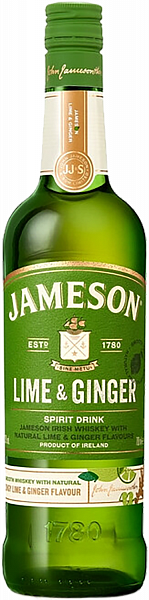 Виски Jameson Lime & Ginger Blended Irish Whiskey, 0.7 л