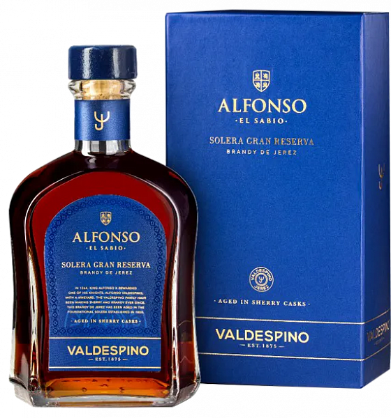 Бренди Alfonso El Sabio Solera Gran Reserva Valdespino (gift box), 0.7 л