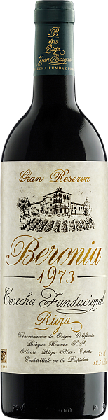 Вино Beronia Gran Reserva 1973 Rioja DOCa Bodegas Beronia, 0.75 л