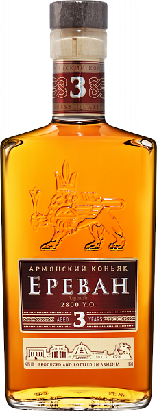 Yerevan 2800 Armenian Brandy 3 Y.O., 0.5 л