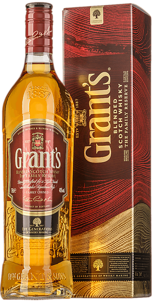 Виски Grant's Family Reserve Blended Scotch Whisky (gift box), 0.75 л