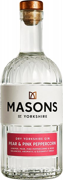 Джин Masons of Yorkshire Pear & Pink Peppercorn, 0.7 л