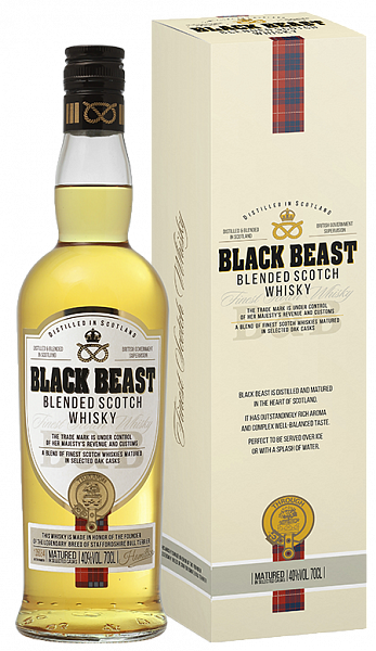 Виски Black Beast Blended Whisky (gift box), 0.7 л