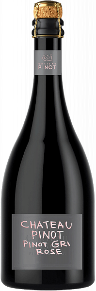 Российское игристое вино Pinot Gri Rose Extra Brut Kuban. Novorossiysk Chateau Pinot , 0.75 л